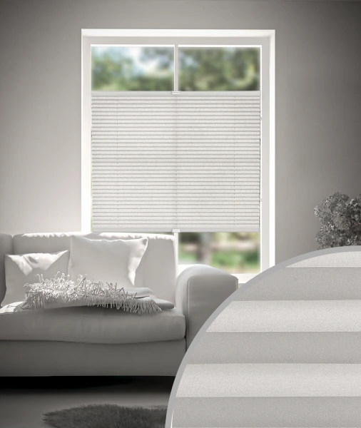 Plissee Premium Perl Beige